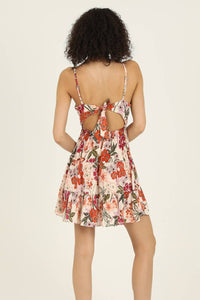 V NECK TIE BACK SUNDRESS: M