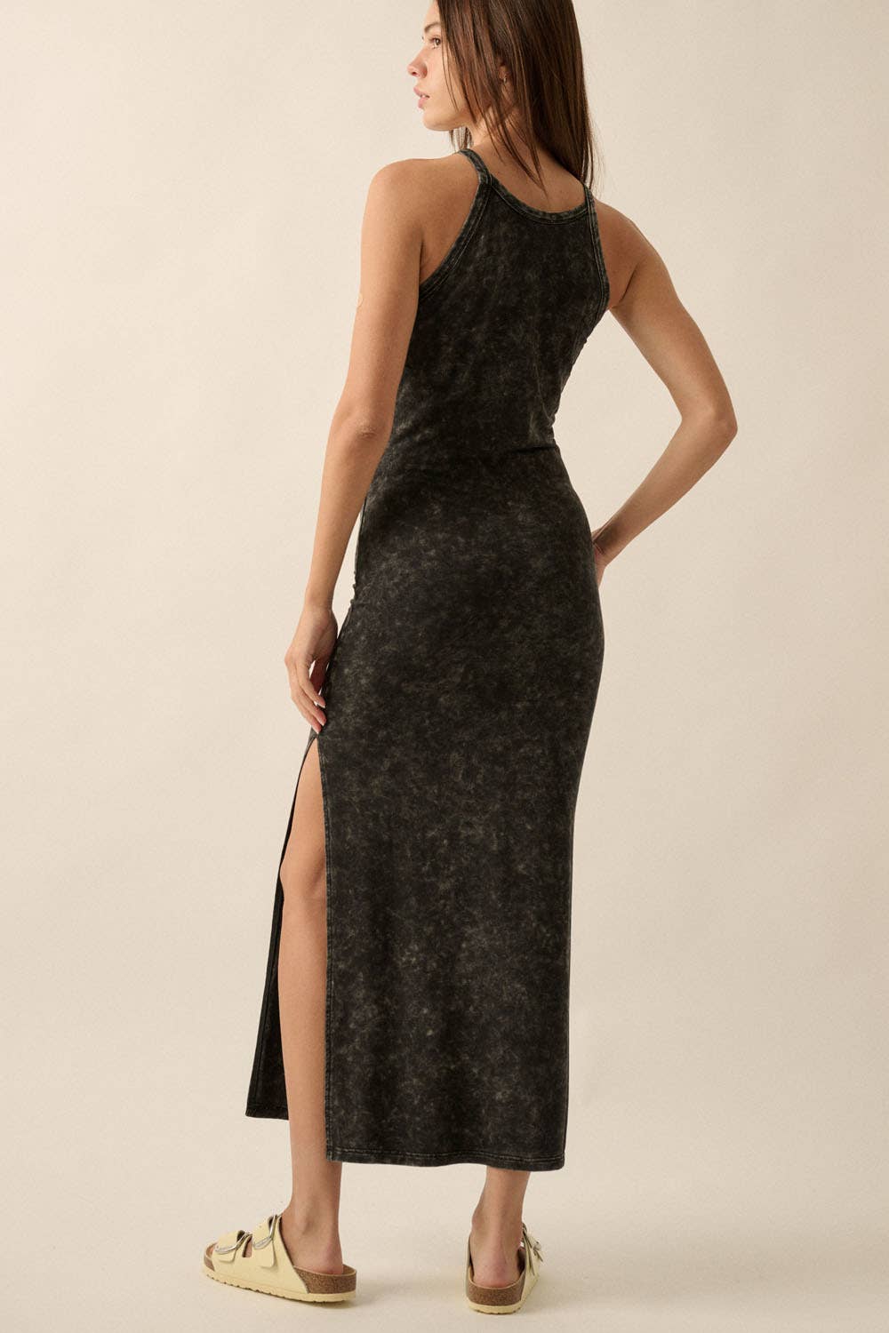 Vintage Wash Butterfly Maxi Dress