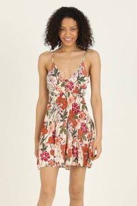 V NECK TIE BACK SUNDRESS: M