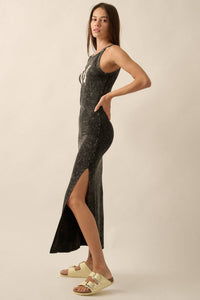 Vintage Wash Butterfly Maxi Dress