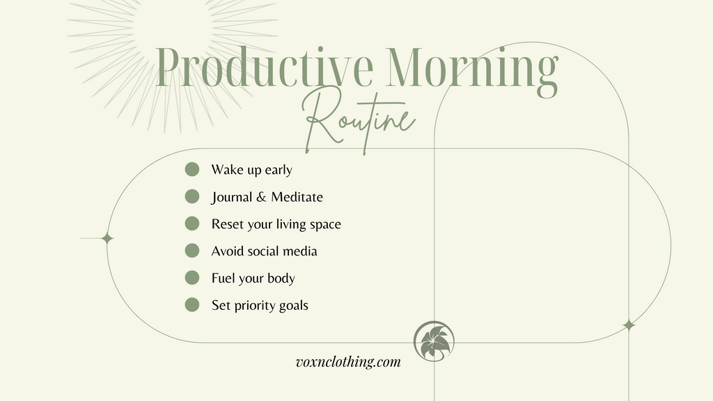 How to Have a Productive Morning Routine
