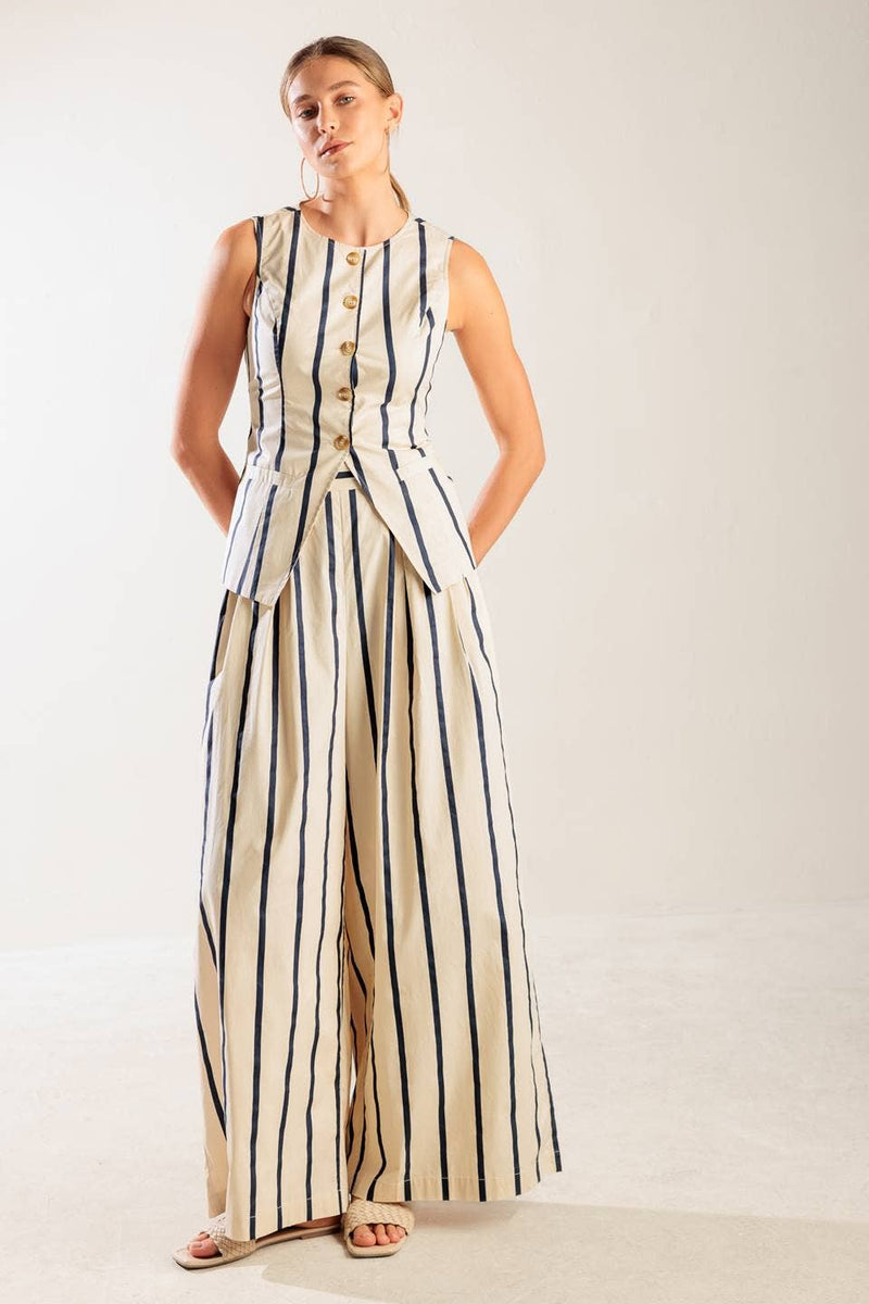 Striped Woven Pant