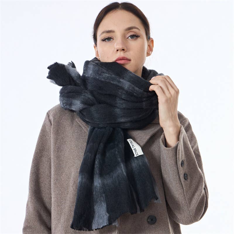 Block Plaid Everyday Scarf