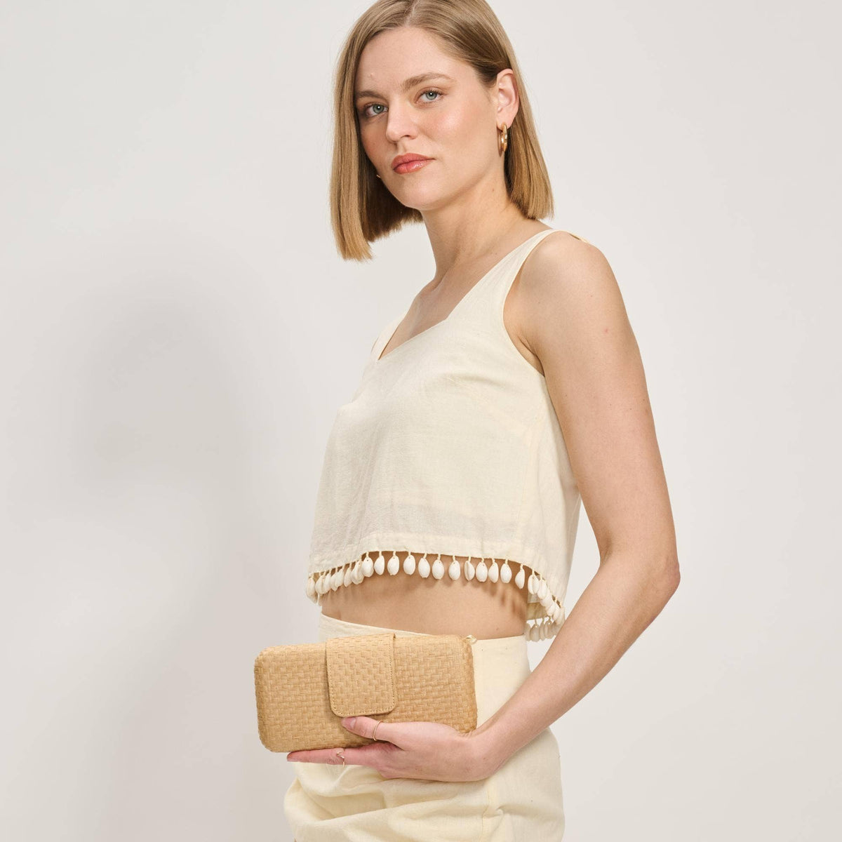 Sylvi Evening Bag: Black Natural