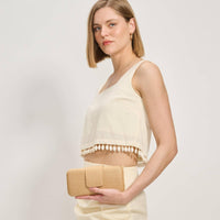 Sylvi Evening Bag: Black Natural