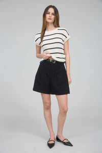 EXTENDED SHOULDER KNIT