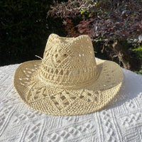 ACCITY - LAFITE GRASS EDGE STRAW FEDORA HATS_CWAH1167: KHAKI3 / (OS) 1