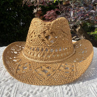 ACCITY - LAFITE GRASS EDGE STRAW FEDORA HATS_CWAH1167: KHAKI3 / (OS) 1
