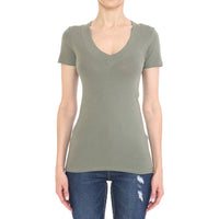 SHORT SLEEVE TOP: GREEN