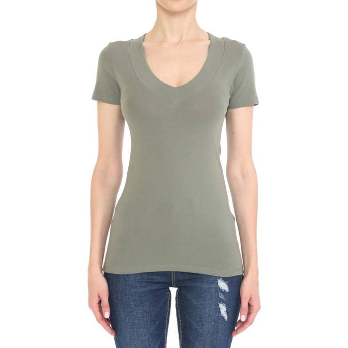 SHORT SLEEVE TOP: GREEN