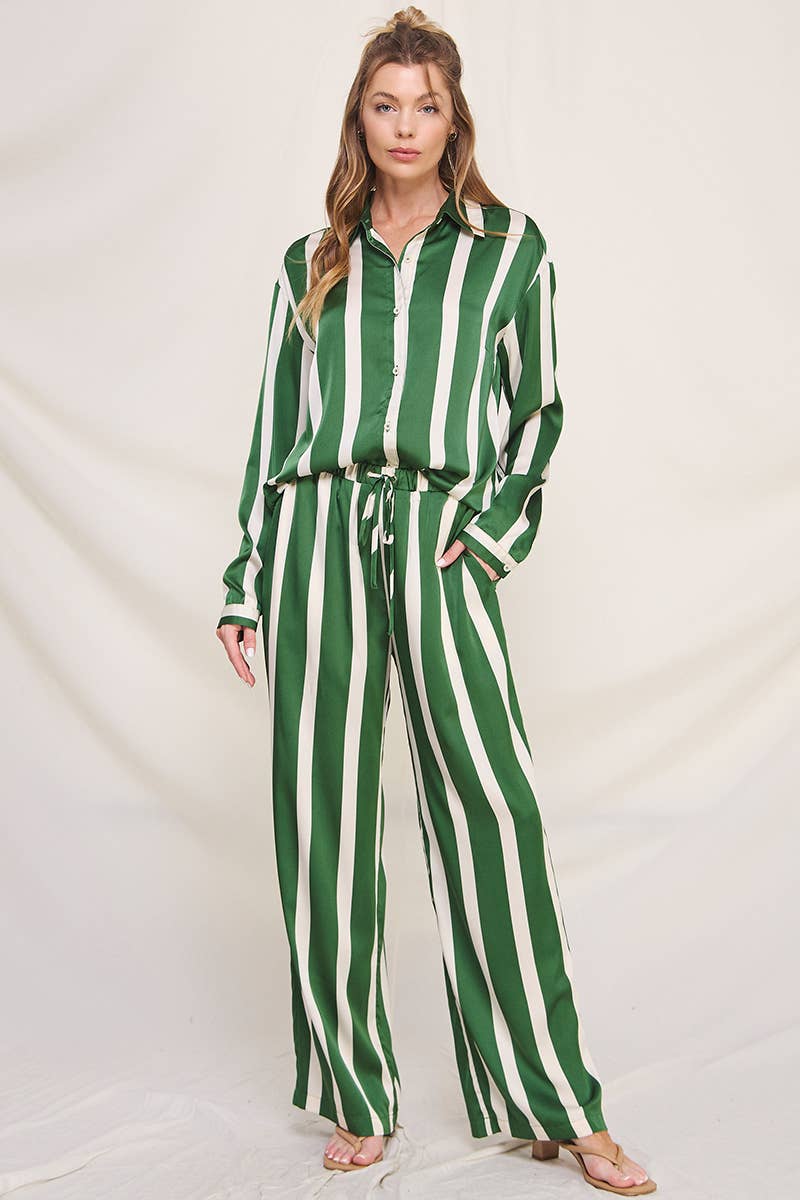 Soft Pull on Striped Pant