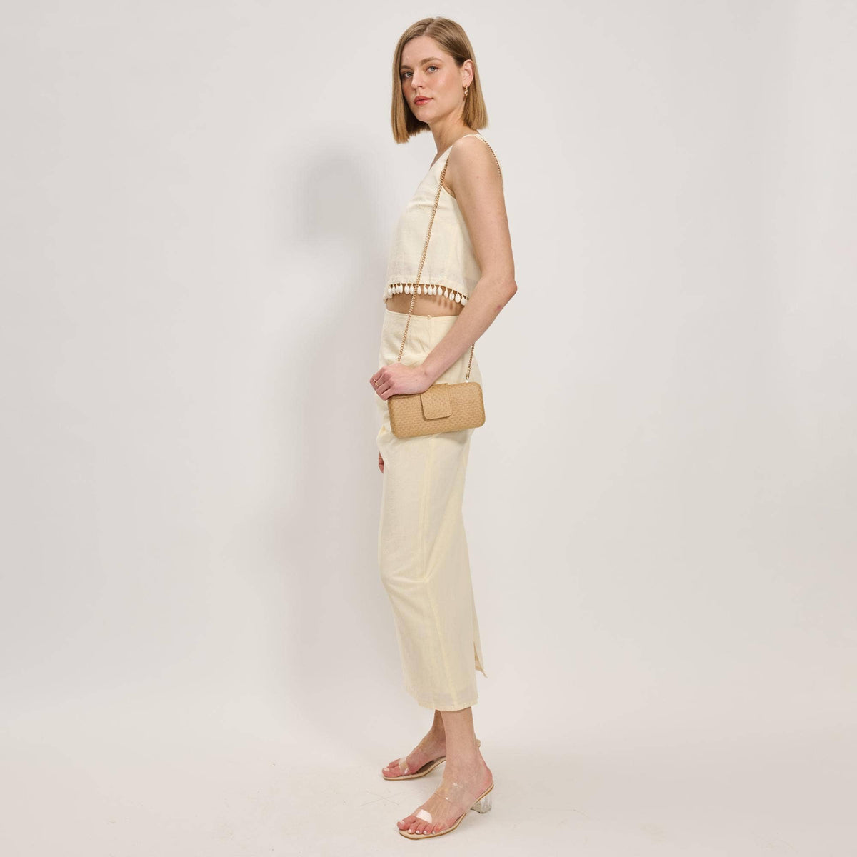 Sylvi Evening Bag: Black Natural