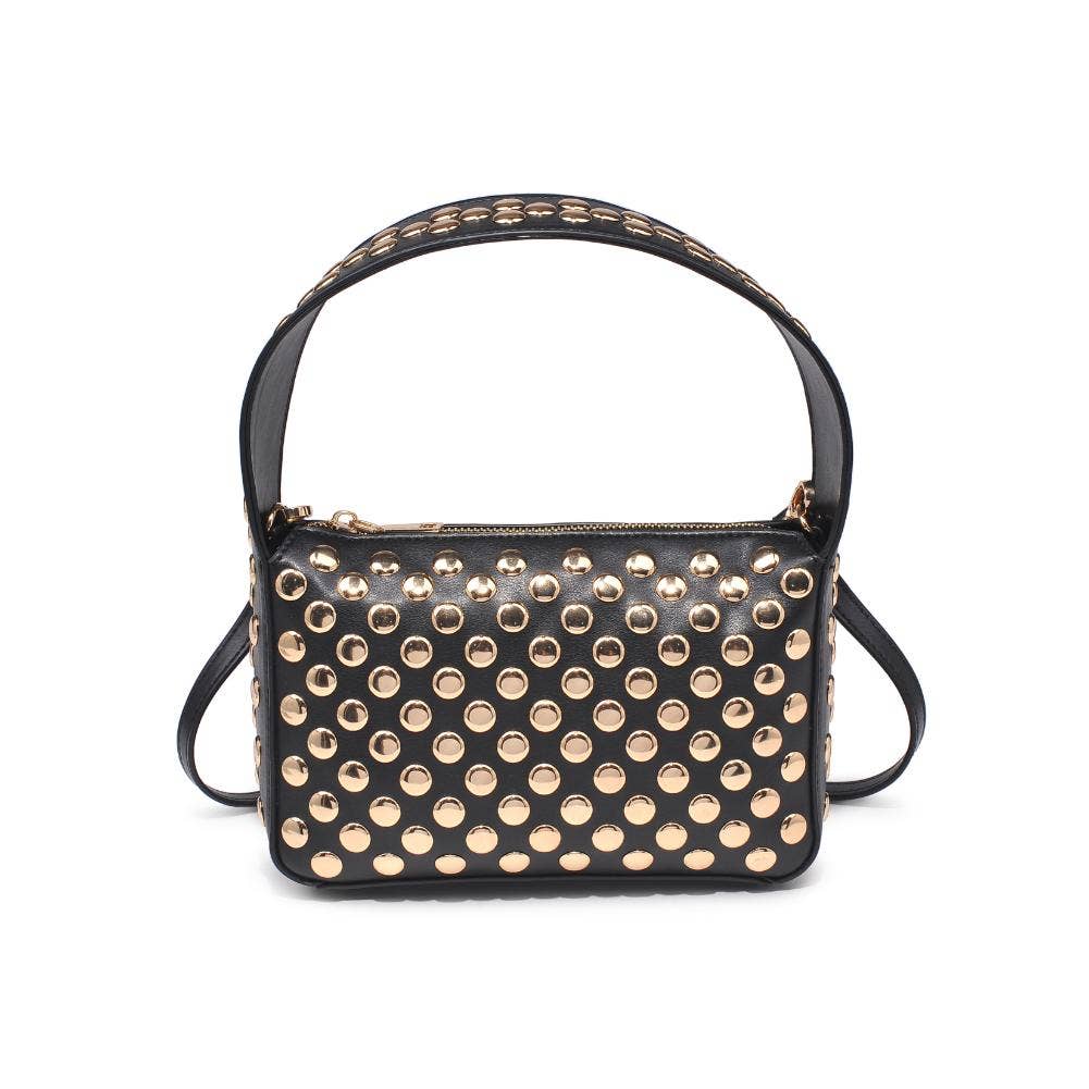 Isabel Studded Crossbody: Oatmilk
