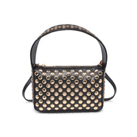 Isabel Studded Crossbody: Oatmilk