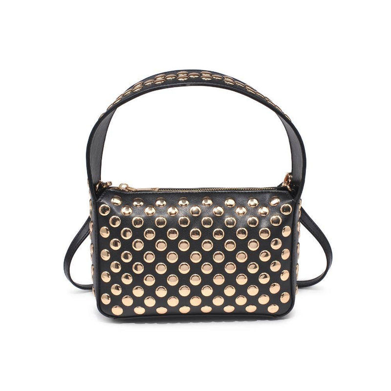 Isabel Studded Crossbody: Oatmilk