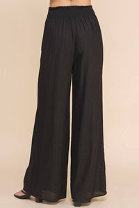 Bamboo Texture Flowy Pants