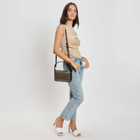 Isabel Studded Crossbody: Oatmilk