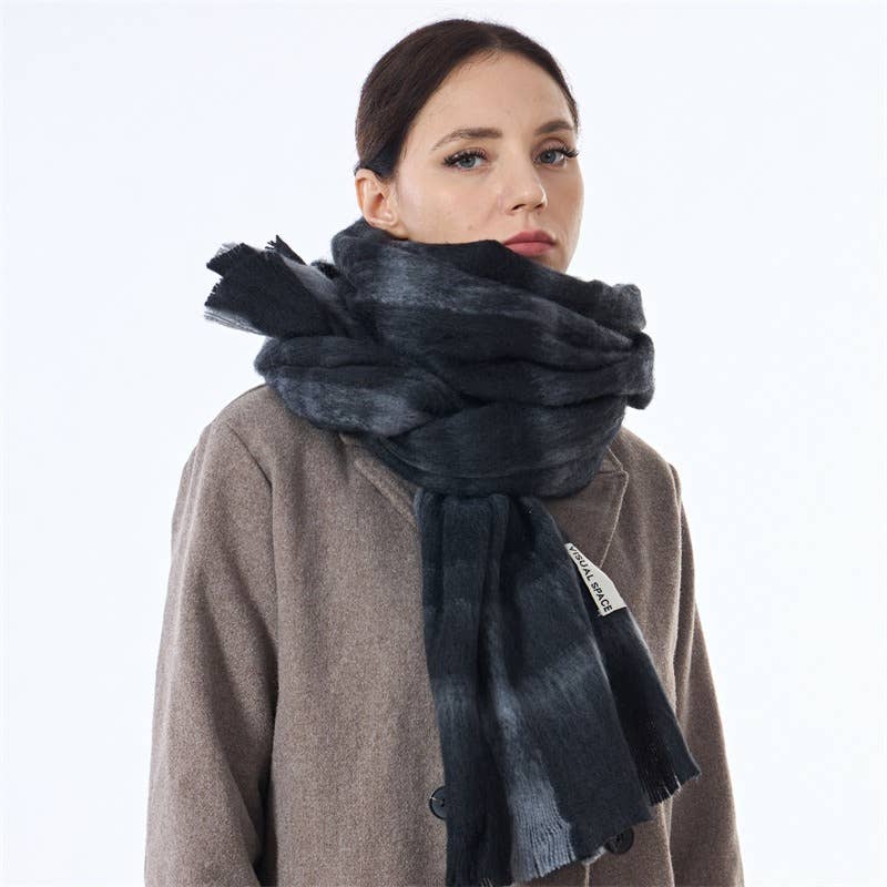 Block Plaid Everyday Scarf