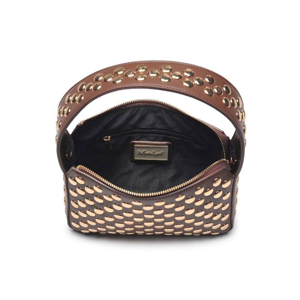 Isabel Studded Crossbody: Oatmilk