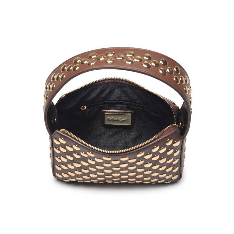 Isabel Studded Crossbody: Oatmilk