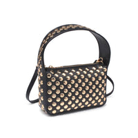 Isabel Studded Crossbody: Oatmilk