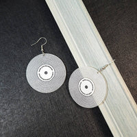 VINYL RECORD EARINGS