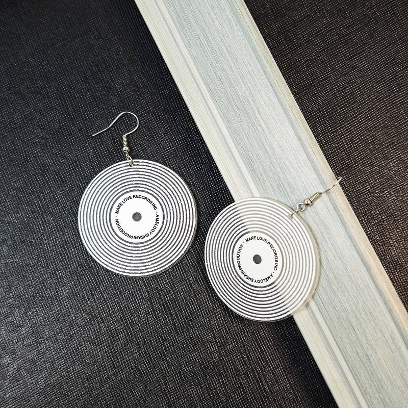 VINYL RECORD EARINGS