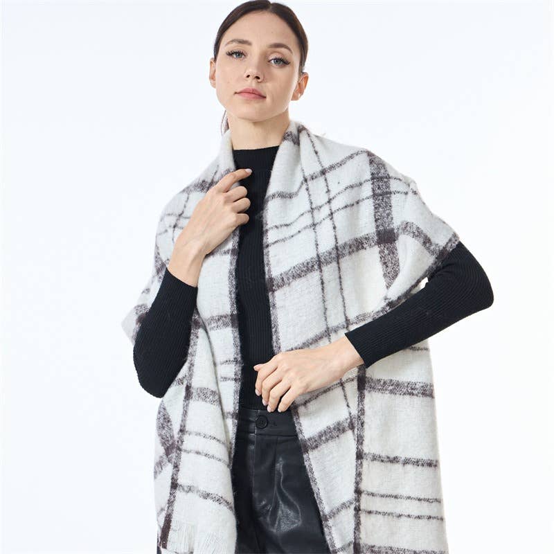 Block Plaid Everyday Scarf