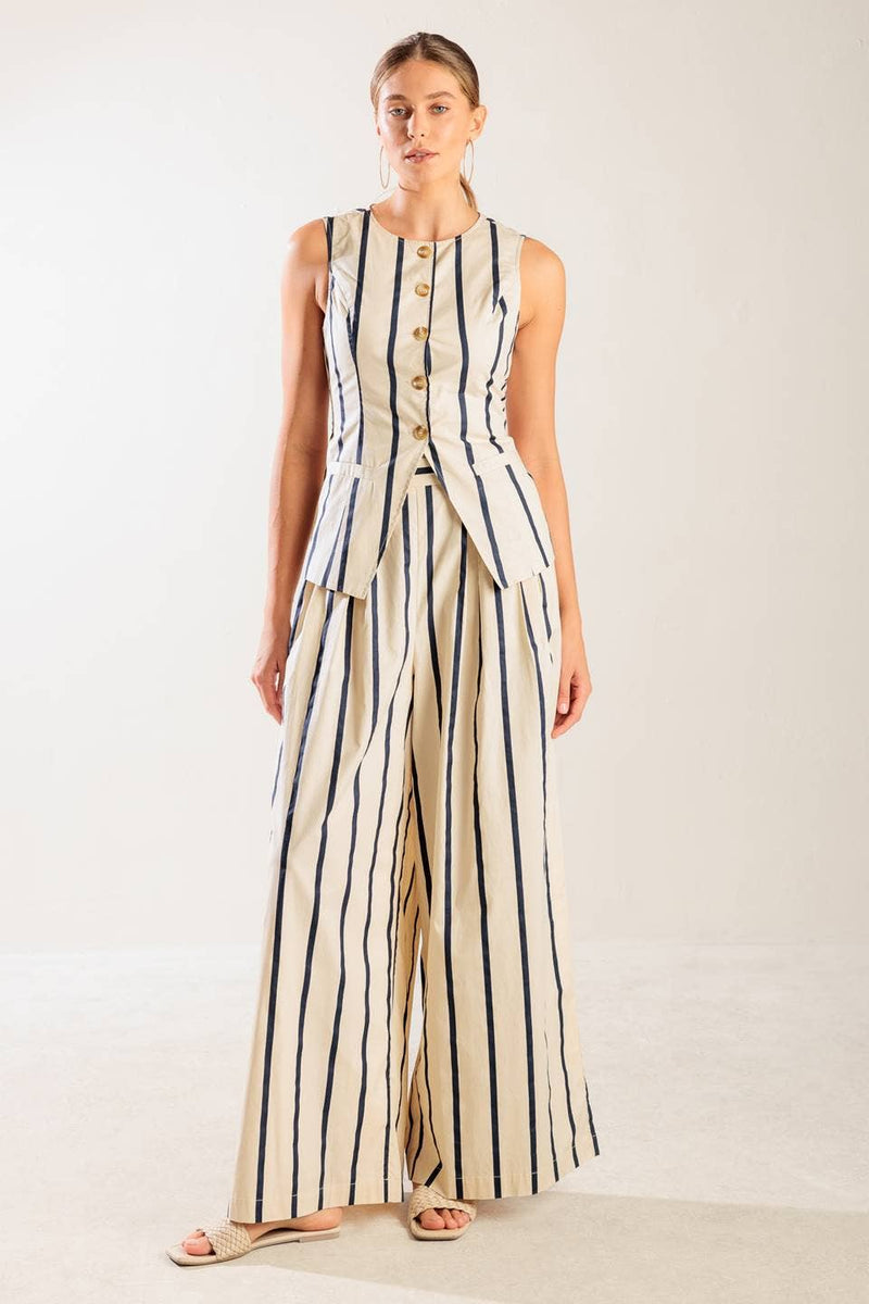 Striped Woven Pant