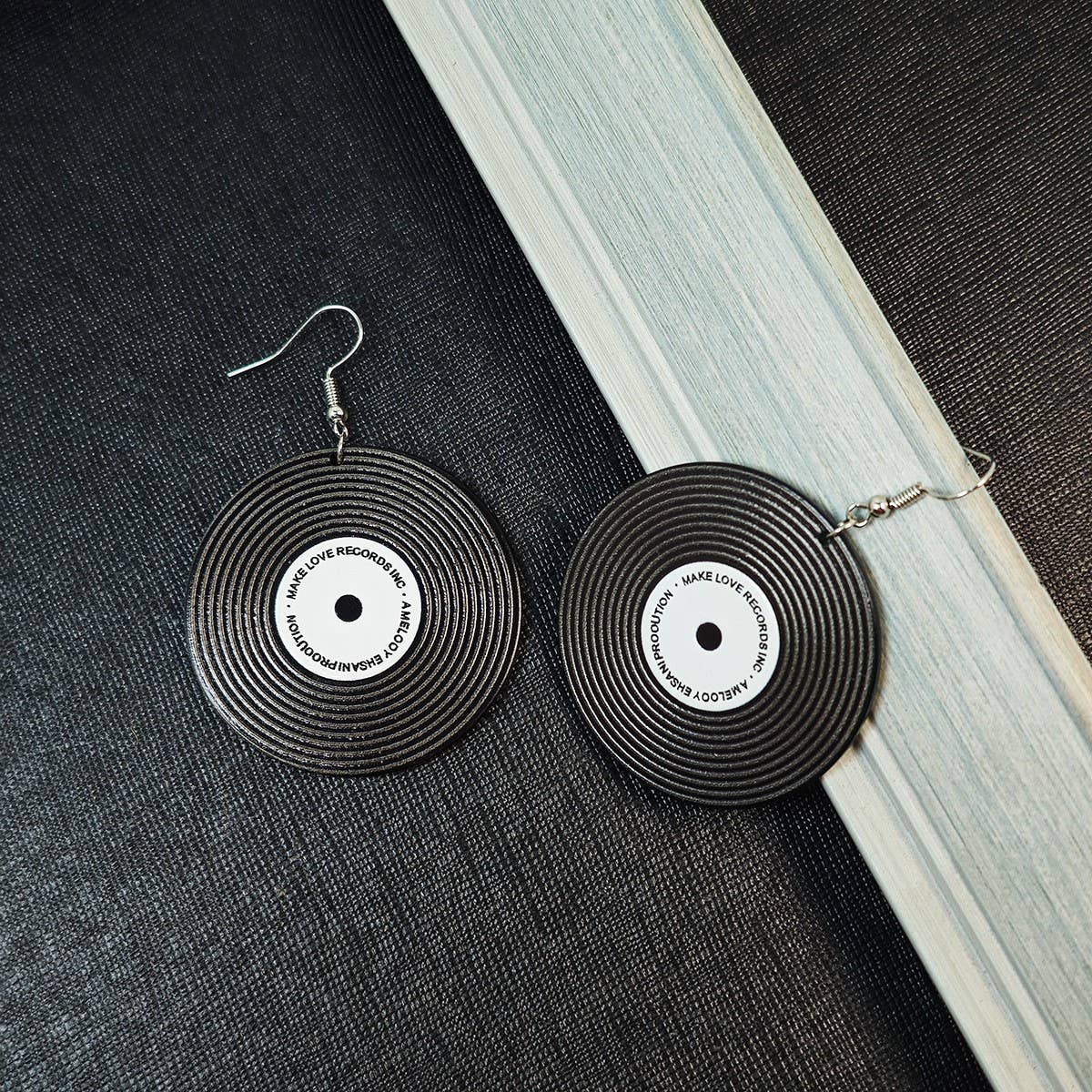 VINYL RECORD EARINGS