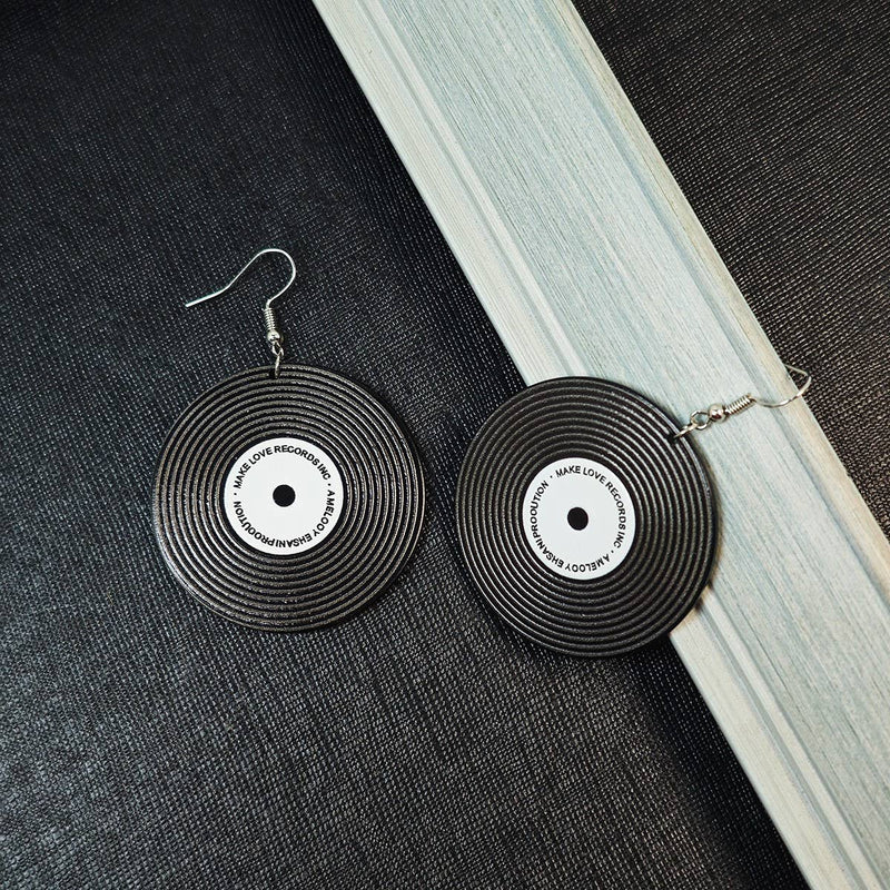 VINYL RECORD EARINGS
