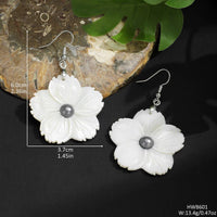FRESHWATER PEARL PETAL EARRINGS