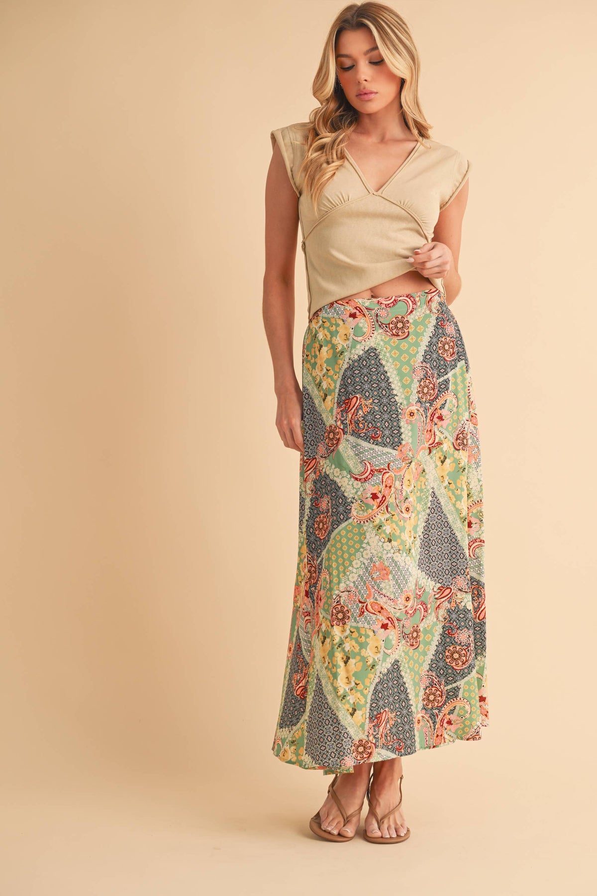 Bradyn Print Skirt