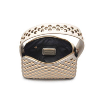 Isabel Studded Crossbody: Oatmilk