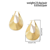 RETRO U-SHAPED EARRING