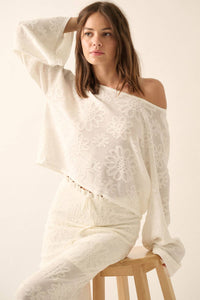 Floral Jacquard Sweater