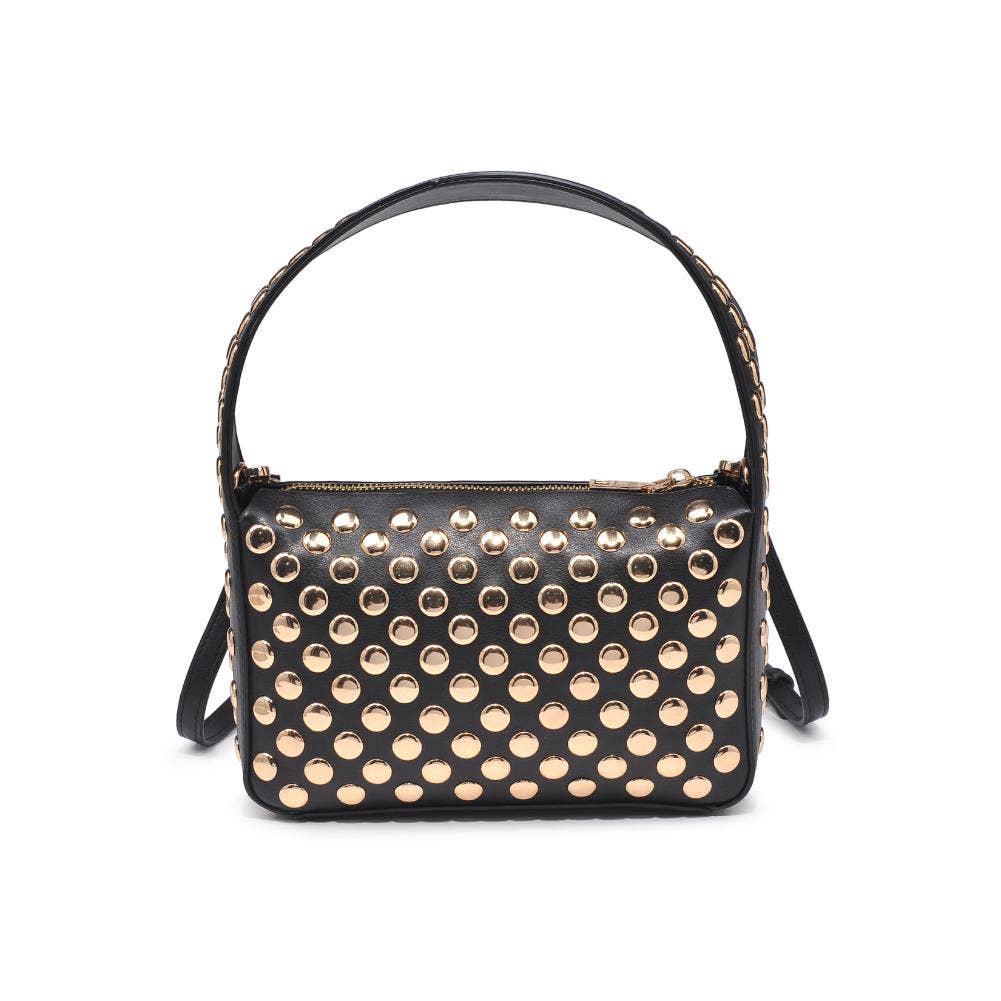 Isabel Studded Crossbody: Oatmilk
