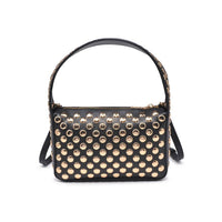 Isabel Studded Crossbody: Oatmilk