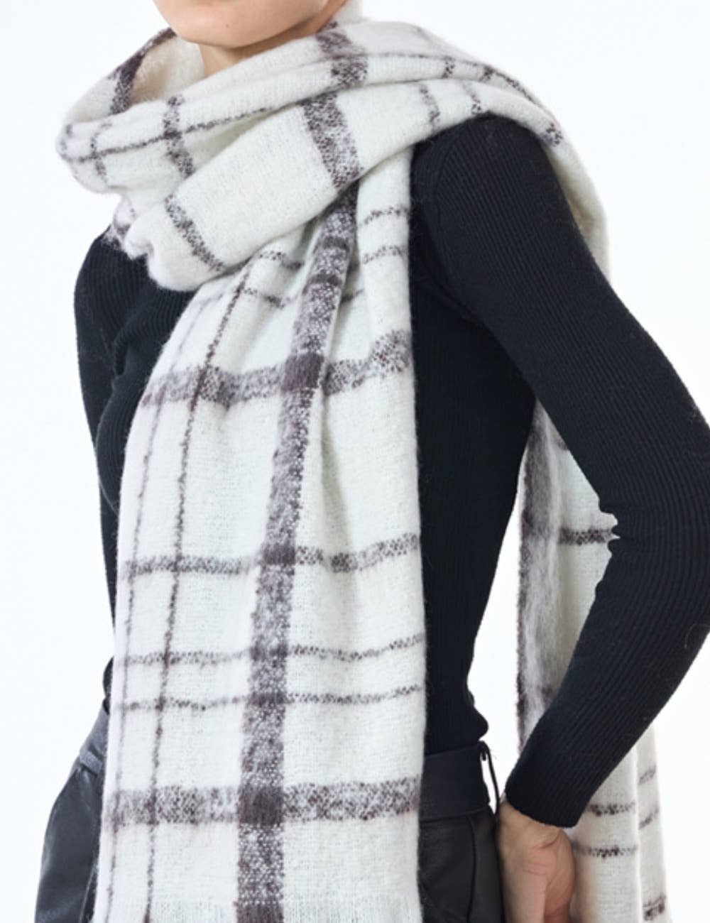 Block Plaid Everyday Scarf