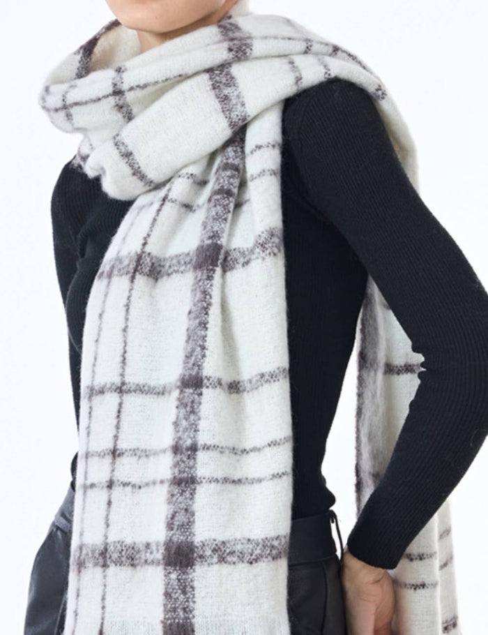 Block Plaid Everyday Scarf