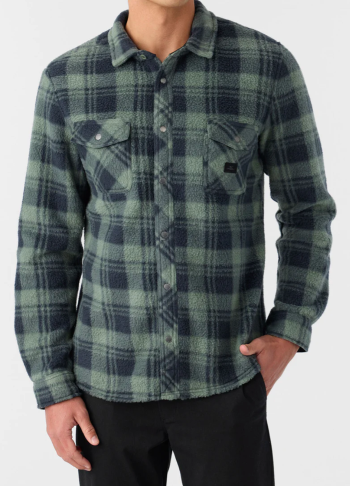 GLACIER HIGH PILE OVERSHIRT  S