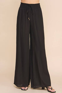 Bamboo Texture Flowy Pants