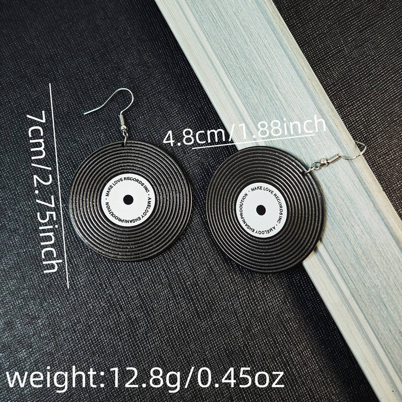VINYL RECORD EARINGS