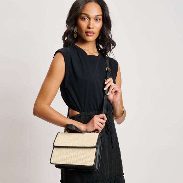 Ruth Crossbody: Ivory Black