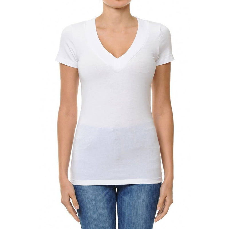 SHORT SLEEVE TOP: WHITE