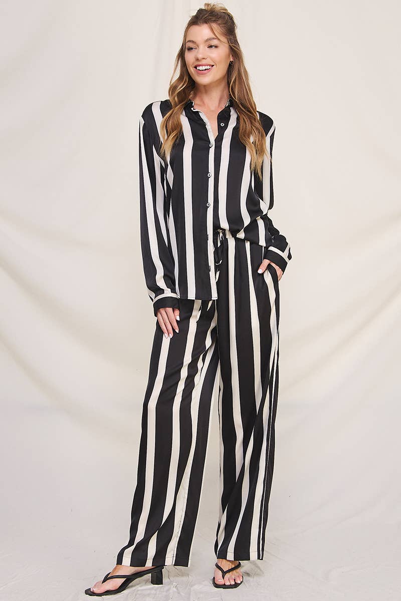 Soft Pull on Striped Pant