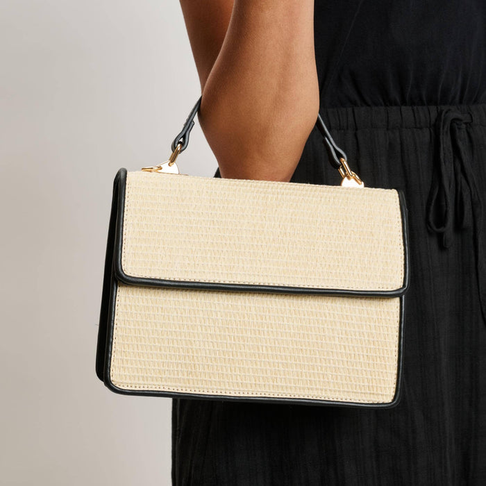 Ruth Crossbody: Ivory Black