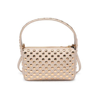 Isabel Studded Crossbody: Oatmilk