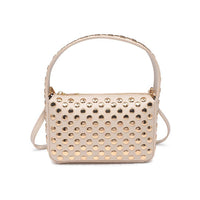 Isabel Studded Crossbody: Oatmilk