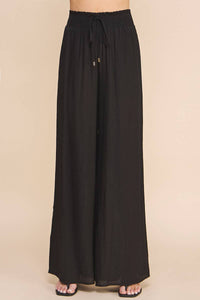 Bamboo Texture Flowy Pants